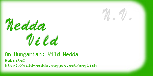 nedda vild business card